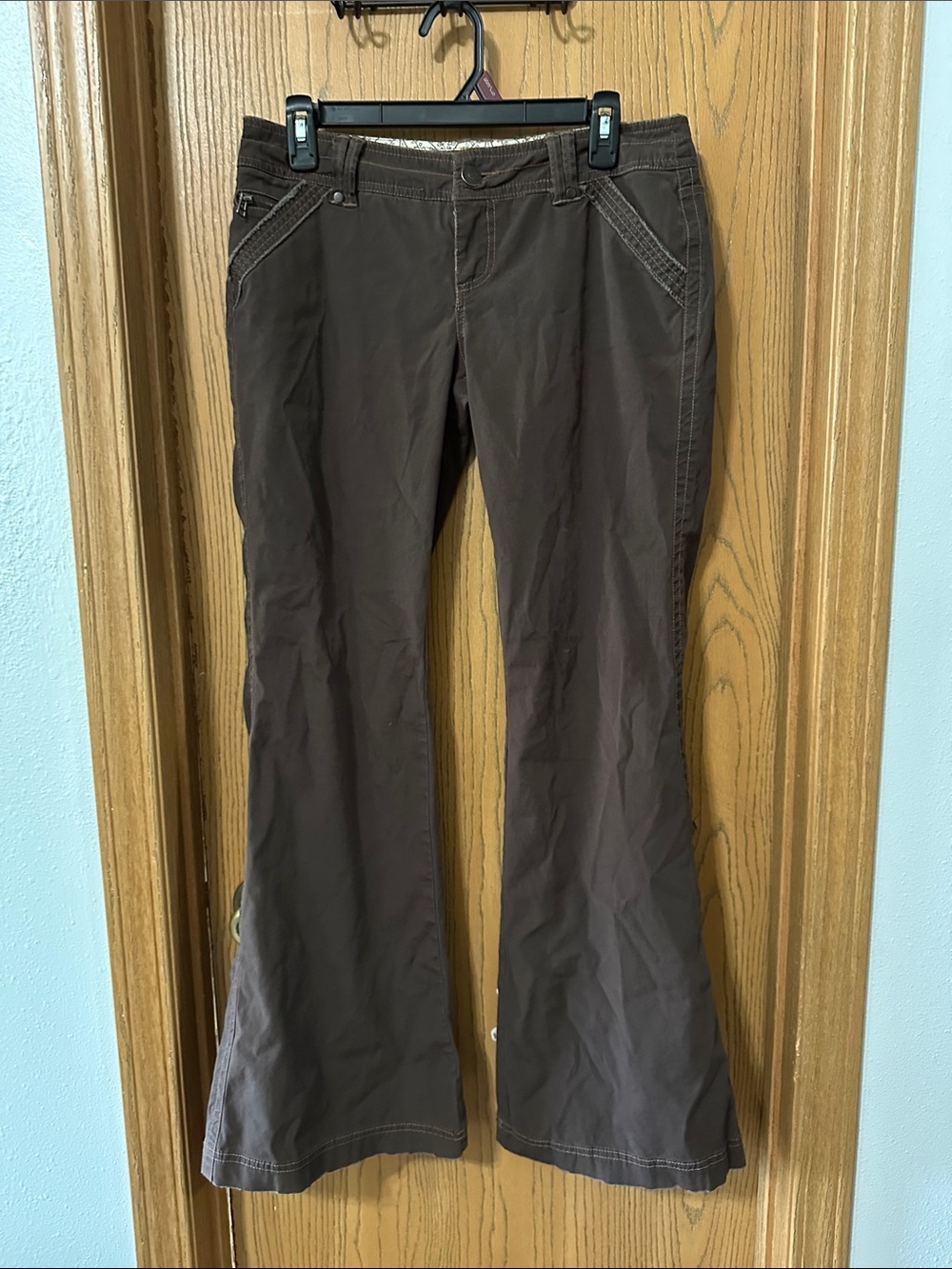 Maurices Chocolate Brown Flared Jeans